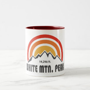White Mountain Peak California Zweifarbige Tasse