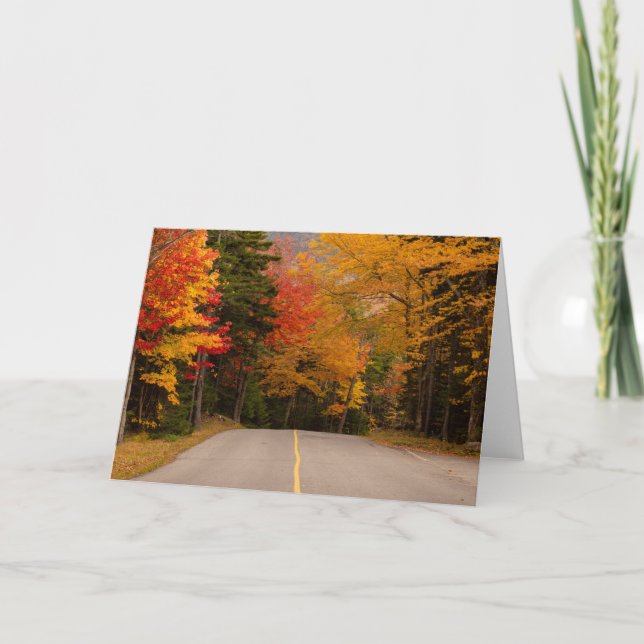 White Mountains New Hampshire Blank Card Karte (Vorderseite)