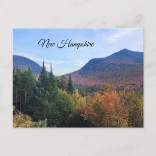 White Mountains New Hampshire Herbstblätterung Postkarte