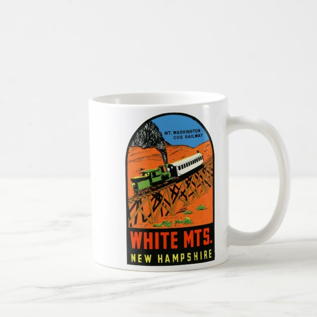 White Mountains New Hampshire  Kaffeetasse (Rechts)