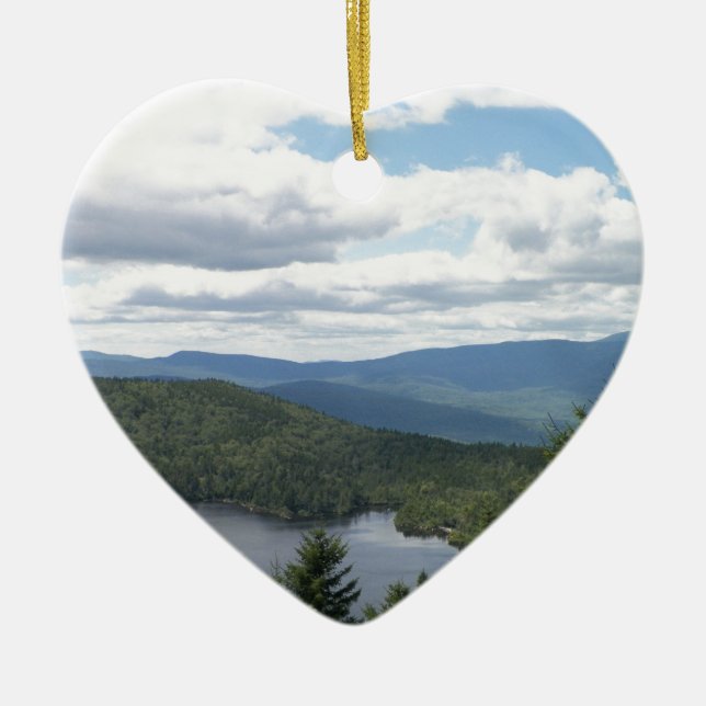White Mountains New Hampshire Keramikornament (Vorne)
