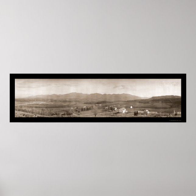 White Mountains NH Foto 1912 Poster (Vorne)