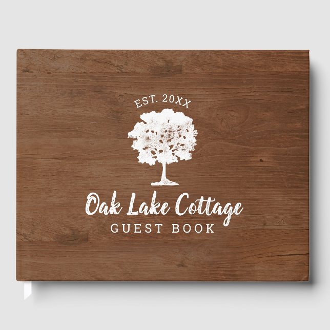 White Oak Tree Wood Guest House Vermietung Gästebuch (Vorderseite)