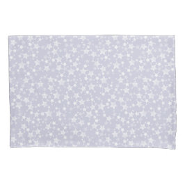 White on Dusty Lila | Muster für Linoldruckstars Kissenbezug