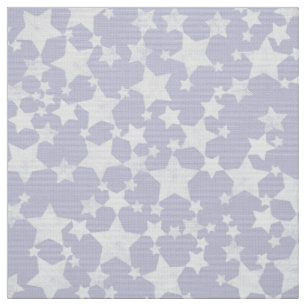 White on Dusty Lila Muster für Linoldruckstars Stoff