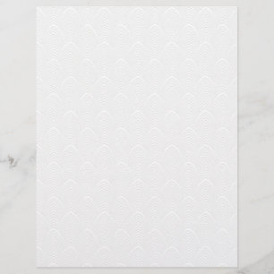 White on White Deko Arts & Craft Scrapbook Paper