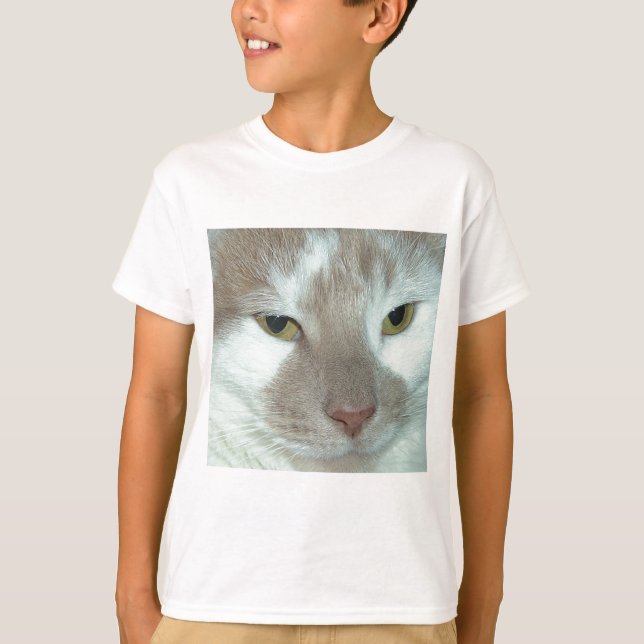 White & Orange Tabby T-Shirt (Vorderseite)