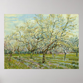 White Orchard von Vincent Van Gogh Poster