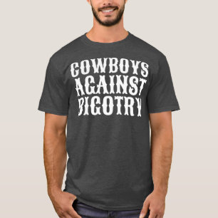 White Orville Peck Cowboys gegen Bigotry Texte T-Shirt
