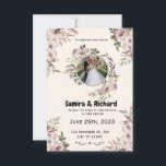 White Overlay Photo Wedding Invitation Cream  Einladung<br><div class="desc">Celebrate your love with this White Overlay Photo Wedding Invitation, adorned with cream and bronze florals for a soft, romantic touch. This modern minimalist design blends boho charm with timeless elegance, featuring your personal photo under a delicate white overlay script. Perfect for couples who adore simple yet luxurious details, this...</div>