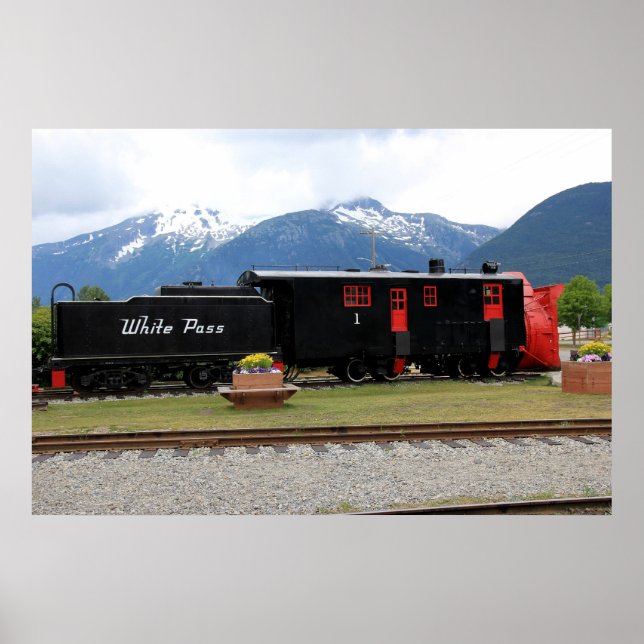 White Pass Zug Alaska Poster (Vorne)