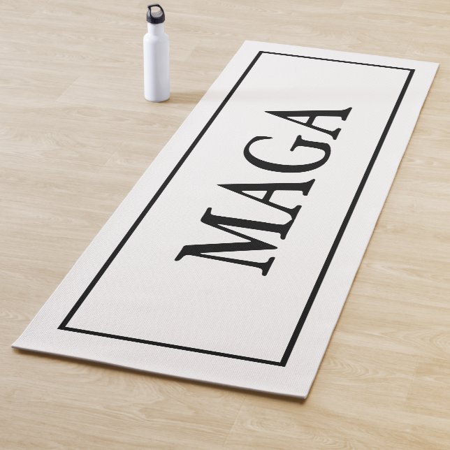 White Patriotic MAGA Yogamatte (Beispiel)