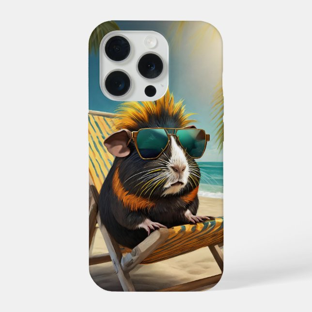 White Peacock iPhone 15 Pro Hülle (Rückseite)