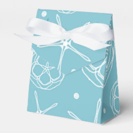 White Pearl Starfish Wedding Brautparty Geschenkschachtel