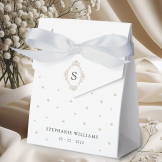 White Pearls Brautparty Fevor Boxes Geschenkschachtel
