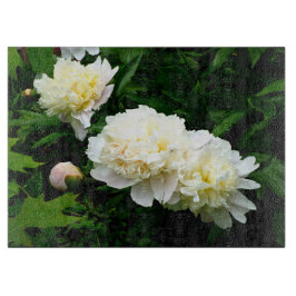 White Peony Trio Schneidebrett