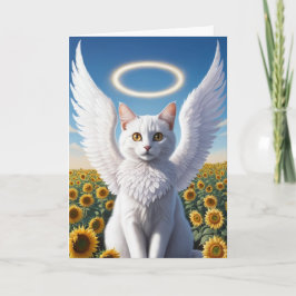 White Persian Angel Karte