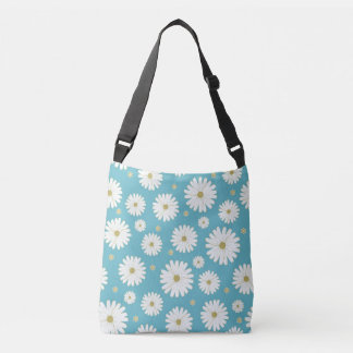 White Petal Whimsy Tragetaschen Mit Langen Trägern