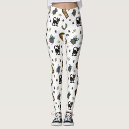 🤍 White Pharaoh Mummy Halloween T-Shirt 🎃 👑 Leggings