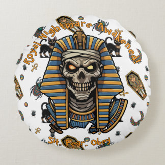 🤍 White Pharaoh Mummy Throw Kissen 🎃 👑