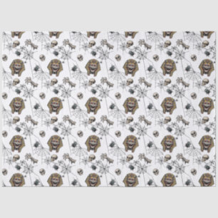 🤍 White Pharaoh Mummy Tissue Paper 🎃 👑 Seidenpapier