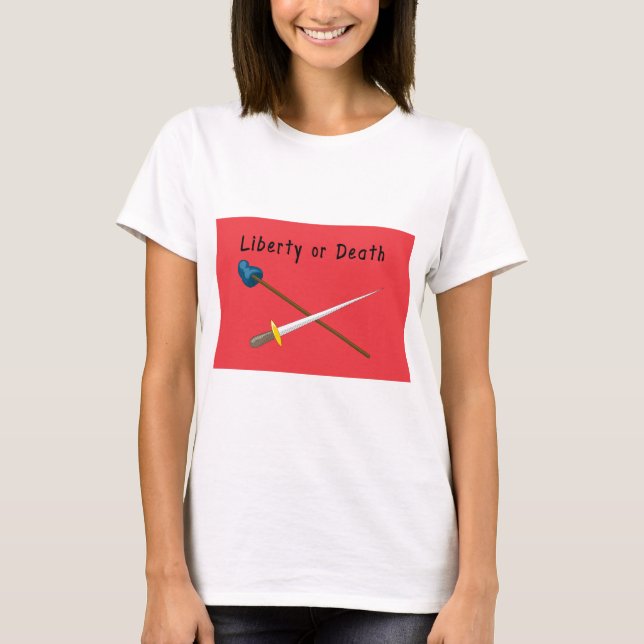 White- Plainsflaggen-T - Shirts (Vorderseite)