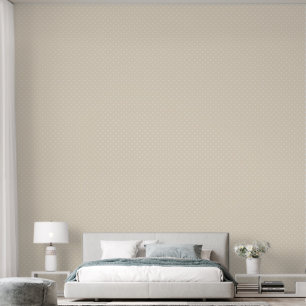 White Polka Dots auf Lemon Gelb Tapete