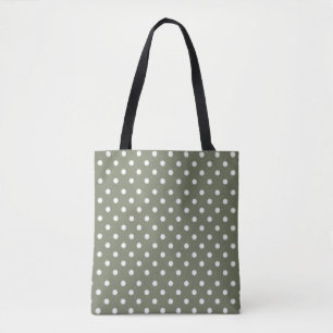 White Polka Dots Tasche