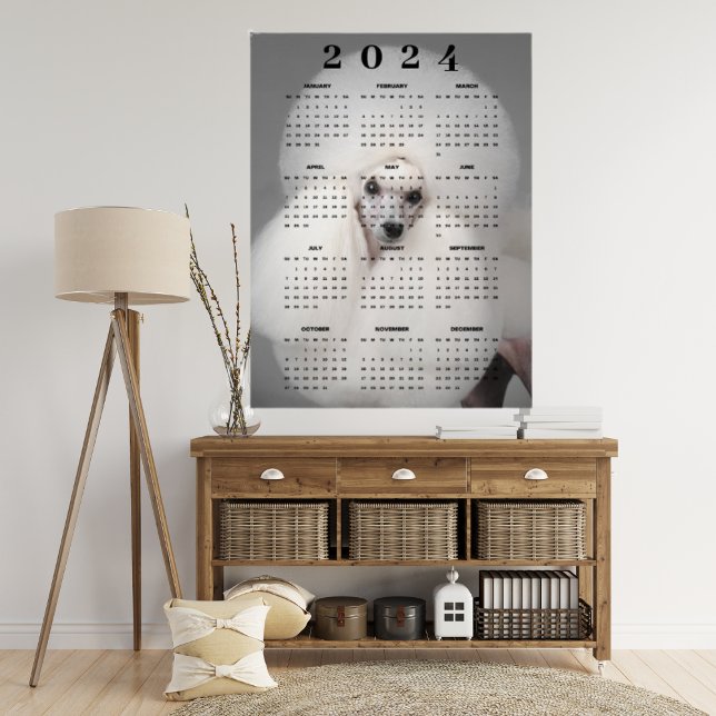 White Poodle Hund Extravagant Haircut Foto 2024 Ka Poster (Von Creator hochgeladen)