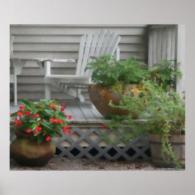 White Porch Poster (Vorne)