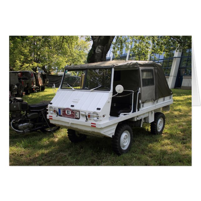 White Puch Haflinger (Vorderseite (Horizontal))