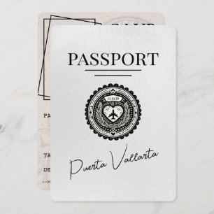 White Puerta Vallarta Pass Save the Date