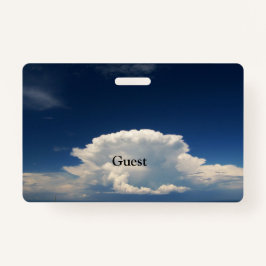 White Puffy Cloud Ausweis