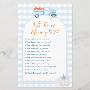 White Pumpkin Blue Truck, der Mommy Best Game kenn