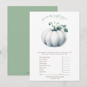 White Pumpkin schätzt das richtige Preisspiel Einladung