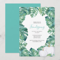 White Pumpkin Tropical Grüntöne Freundschaftspfleg