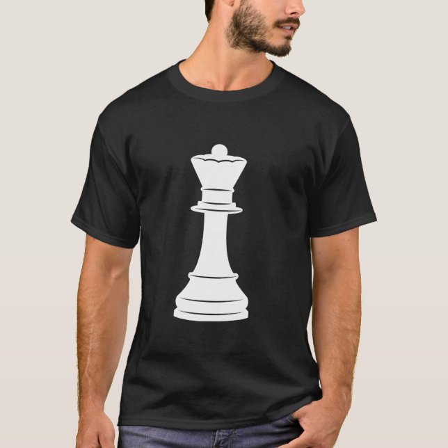 White Queen Chess Piece Halloween Group Kostüm Ch T-Shirt (Vorderseite)