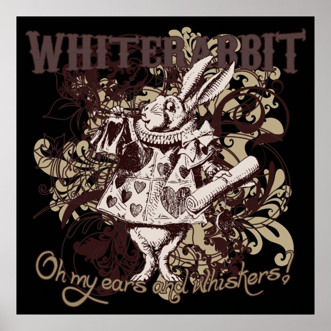 White Rabbit Carnivale Style Poster (Vorne)