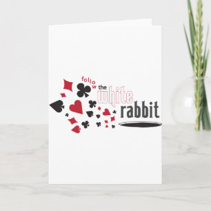 White Rabbit Karte