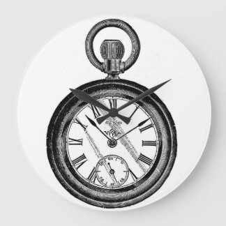 White Rabbit Pocket Watch Clock Große Wanduhr