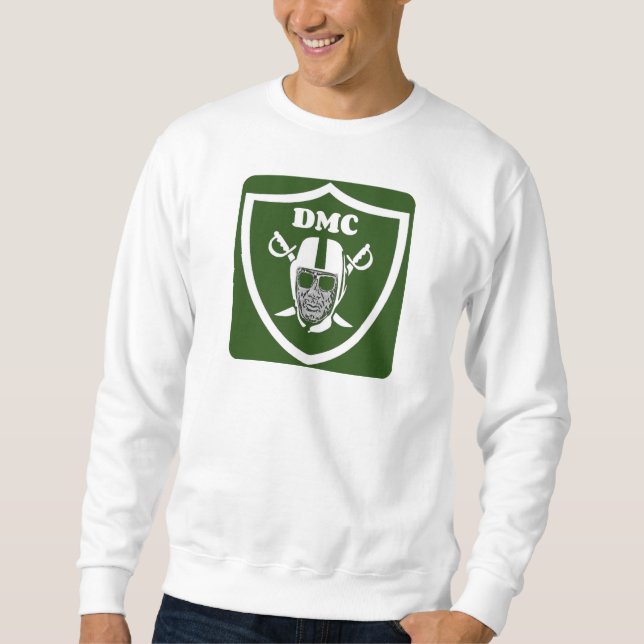 White Raider GREEN Sweatshirt (Vorderseite)