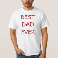 White Red Best Vater Jeden T - Shirt Vatertag Gesc