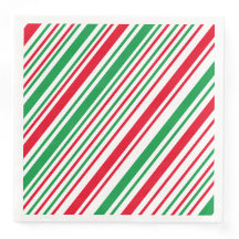 White Red Green Christmas Strip