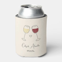 White Red Wine Glass Cheers Wedding Verlobung