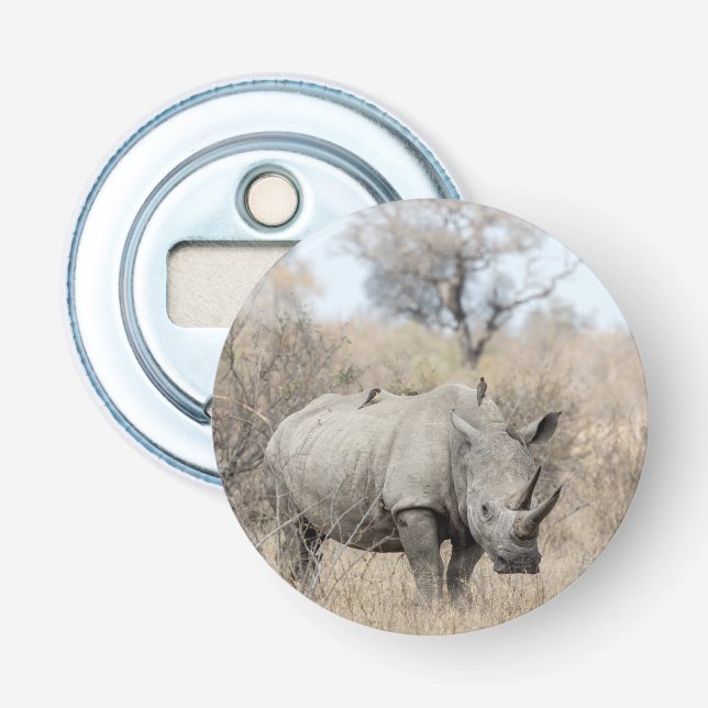 White Rhino Flaschenöffner (Vorderseite)