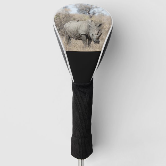 White Rhino Golf Head Cover Headcover (Vorderseite)
