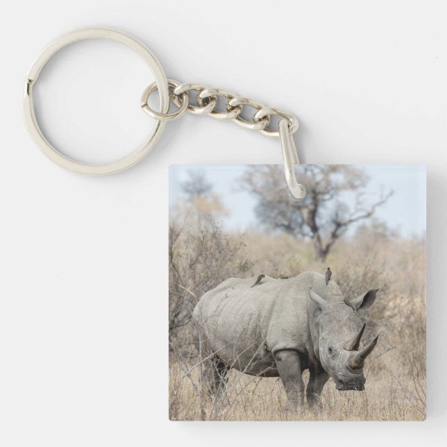 White Rhino Schlüsselanhänger (Vorderseite)