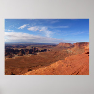 White Rim Overlook im Canyonlands National Park Poster