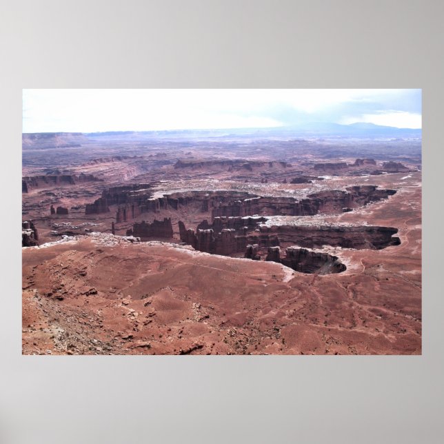 White Rim Road Poster (Vorne)