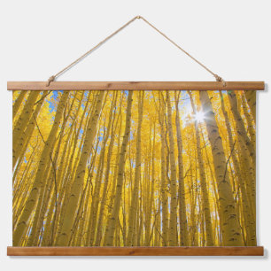 White River National Forest Wandteppich Mit Holzrahmen